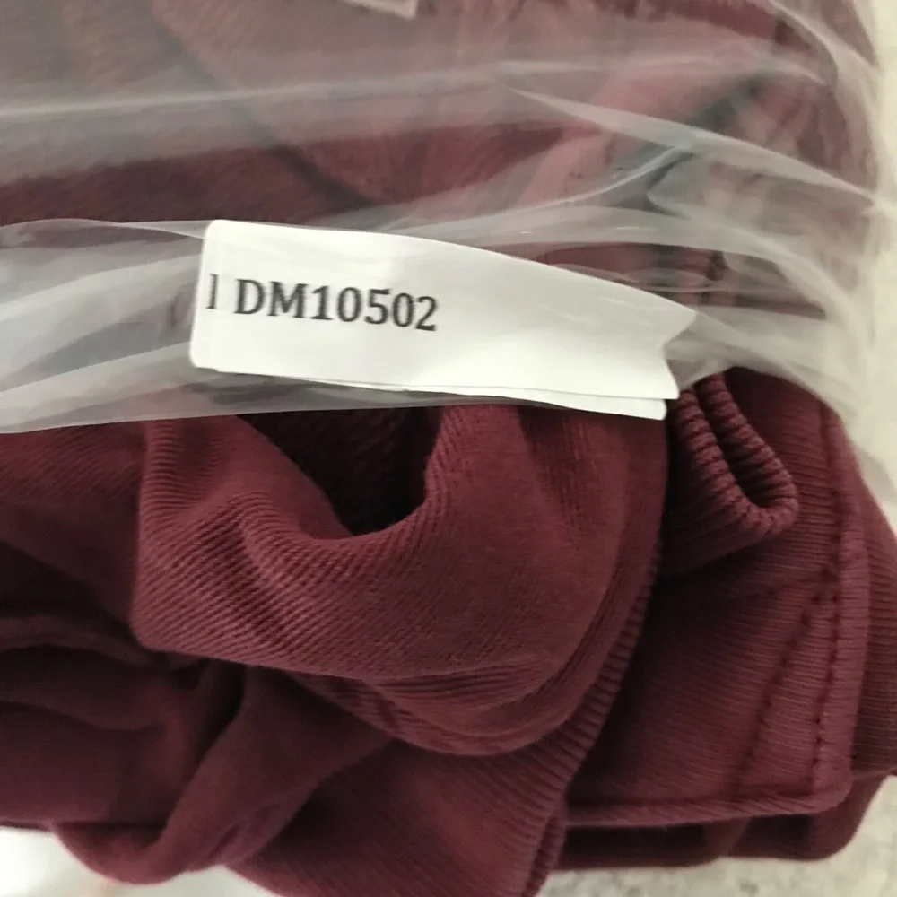 J CREW BURGUNDY LONG SLEEVE COLLARED HENLEY WOMENS XL